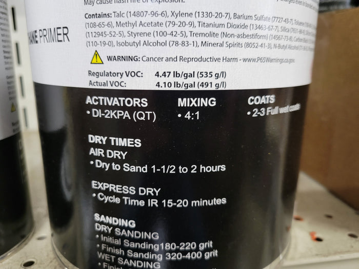 1 GALLON KIT DI 2KP  Urethane Primer   USE DTM