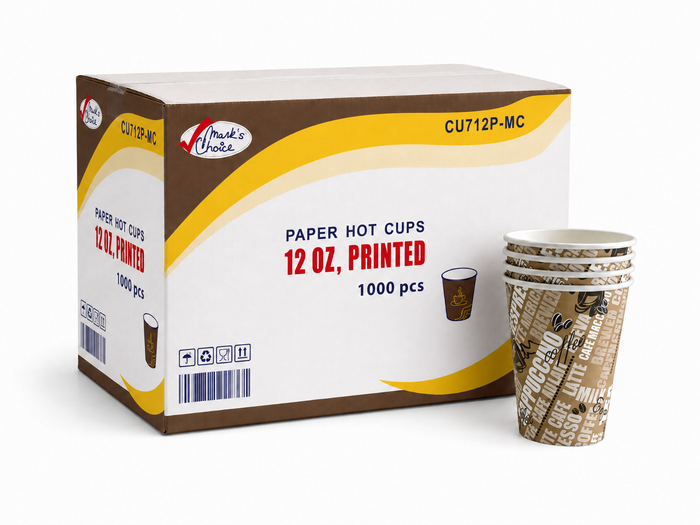 12 oz Printed Paper Cups