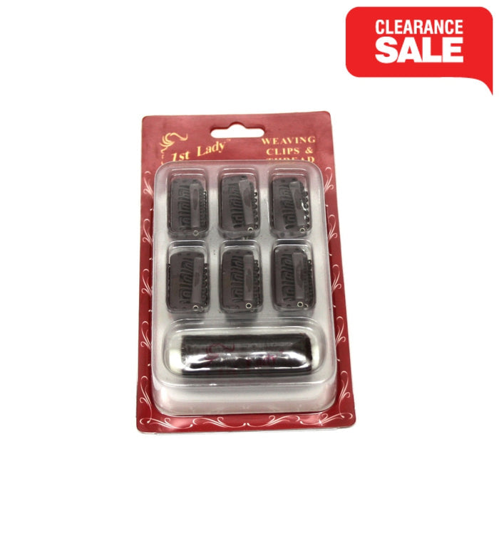 1ST LADY Hair Extension Weaving Thread and Clips Set - Elysee Star