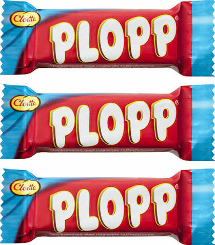 2 x Cloetta Plopp Original Mini 156g (5.50 oz) – Swedish Mini Milk Chocolate Toffee Bites