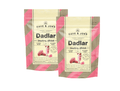 2 x Dave & Jon's Dadlar Strawberry Milkshake 125g (4.40 oz) – Natural Swedish Date Snack – Vegan & No Added Sugar