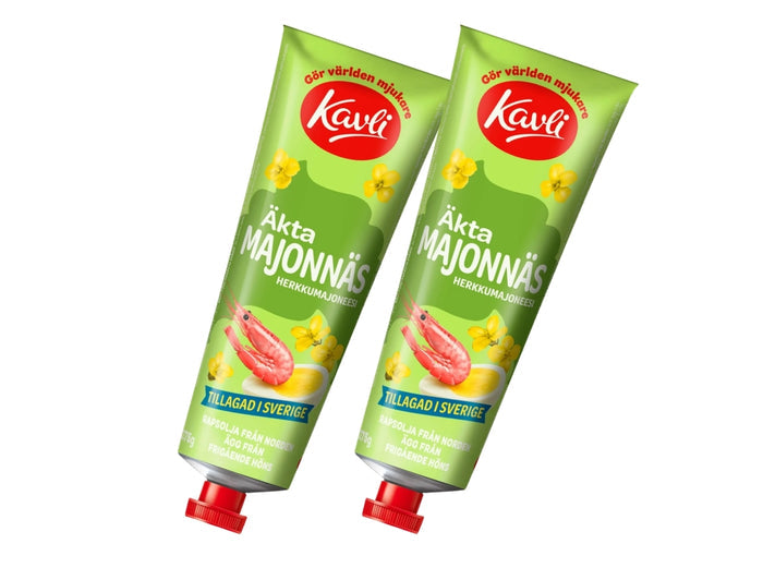 2 x Kavli Majonnäs 275g (9.70 oz) – Authentic Norwegian Creamy Mayonnaise