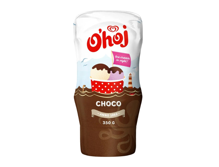 2 x O'hoj Chocolate Dessert Sauce 350g (12.35 oz) – Authentic Swedish Ice Cream & Dessert Topping