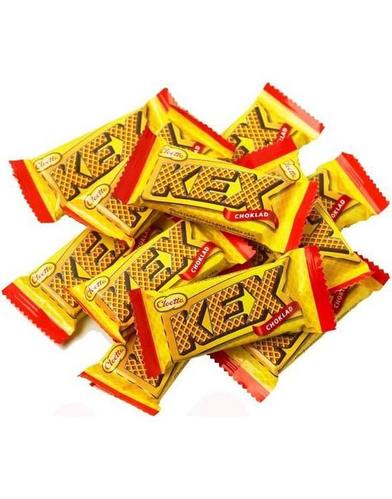 3 x Cloetta Kexchoklad Mini 156g (5.50 oz) – Swedish Mini Milk Chocolate Wafer Bites