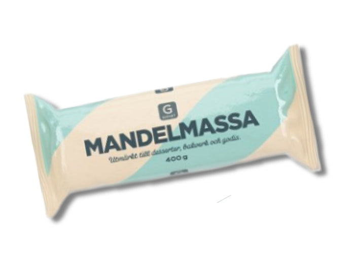 3 x Garant Mandelmassa 400g (14.10 oz) – Premium Swedish Almond Paste for Baking & Desserts