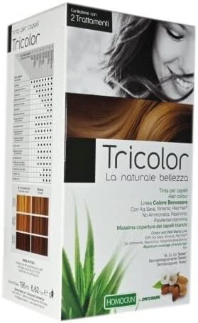 Warm copper brown hair dye for sensitive scalp – Tricolor 5.4
