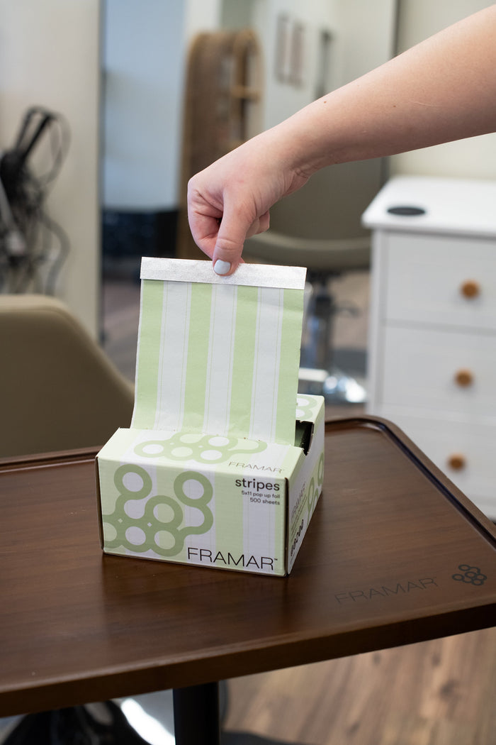 5x11 Pop Up - Celery Stripes