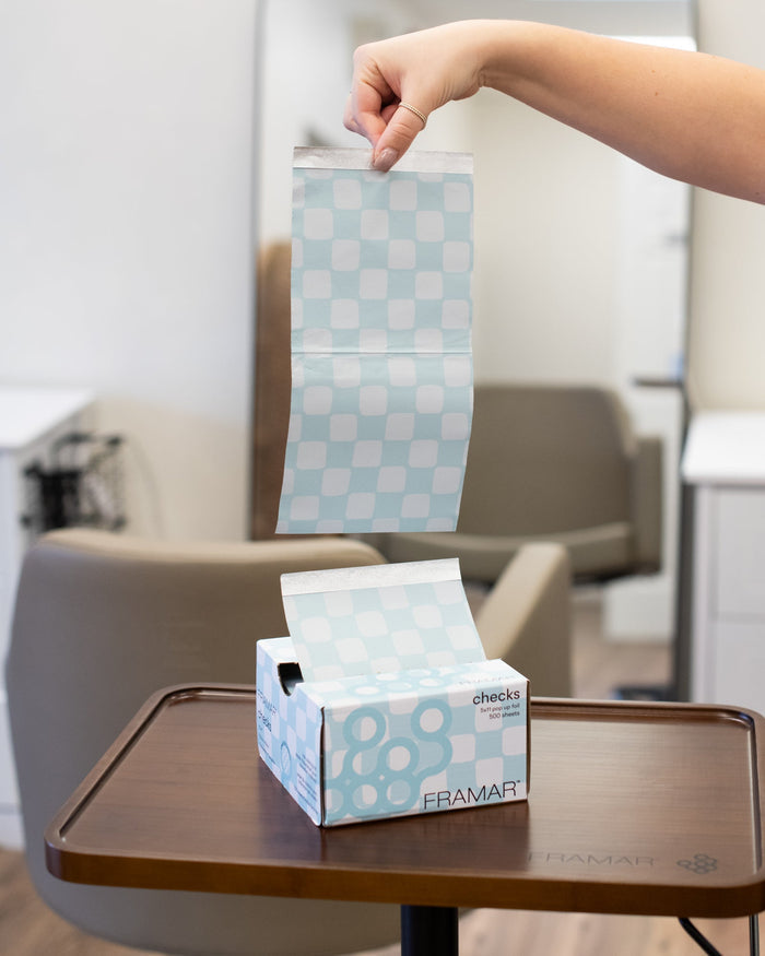 5x11 Pop Up - Light Blue Check