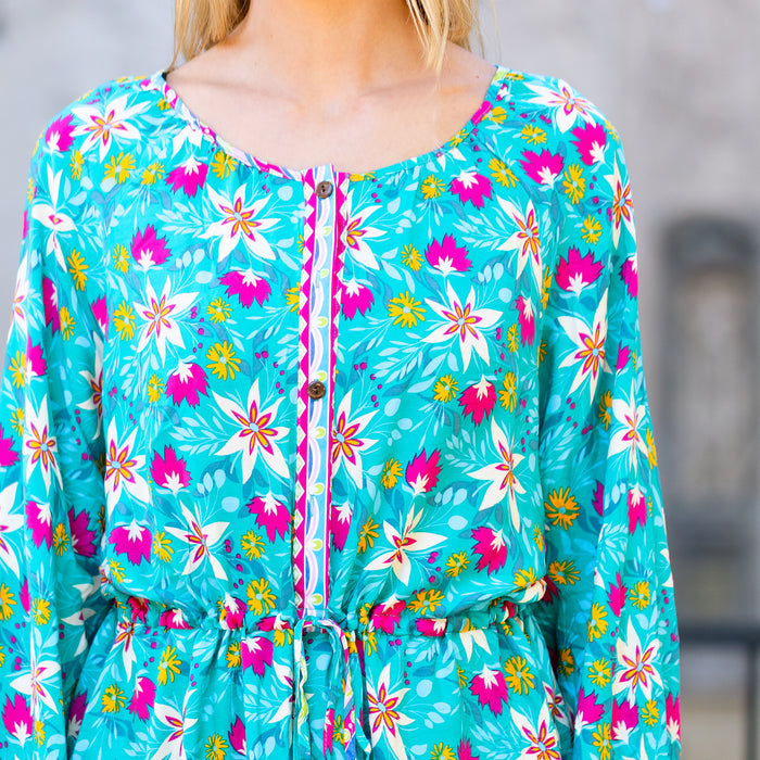 6787 - Bohemian Dress with Pockets