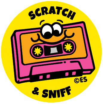 80s Music EverythingSmells Scratch & Sniff Stickers