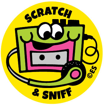 80s Music EverythingSmells Scratch & Sniff Stickers