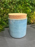 Ceramic Jars with Cork Lid by LL Studio Arts