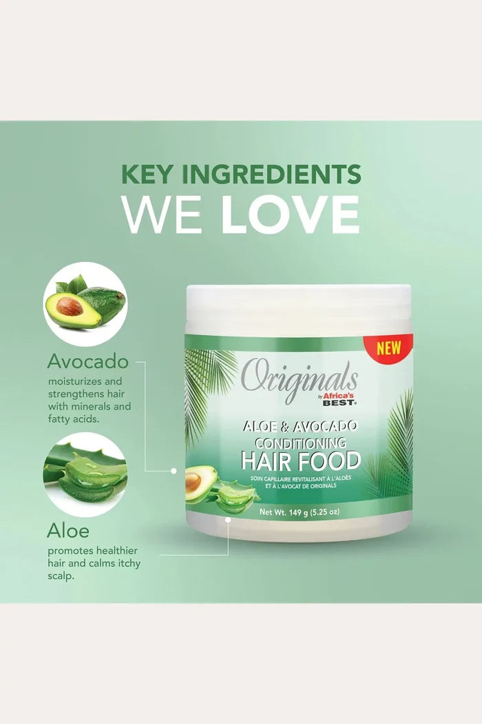 AFRICAS BEST OLIVE & AVOCADO CONDITIONING HAIR FOOD 5.25oz AFRICA'S BEST
