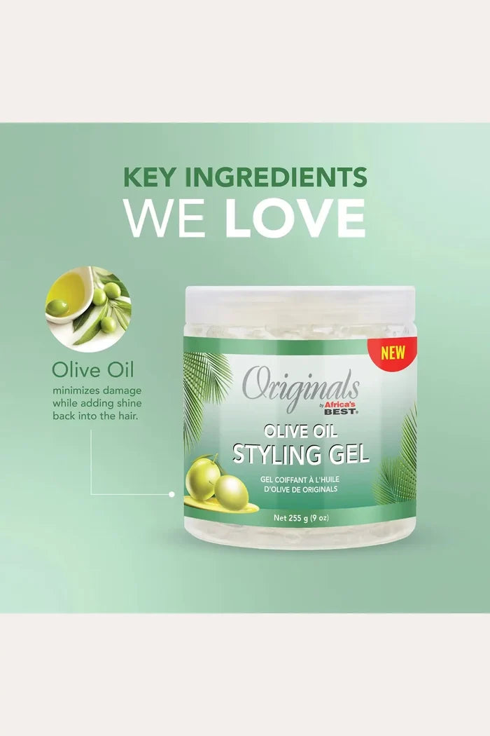AFRICAS BEST OLIVE STYLING GEL 9oz AFRICA'S BEST