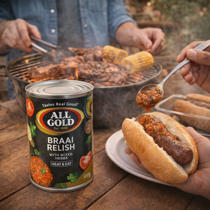 All Gold Braai Relish (With Herbs) - 410g Facebook Ad