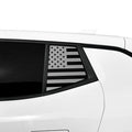 Fits Chevrolet Equinox EV 2024 - 2025 Quarter Window American Flag Vinyl Decal Stickers - Bogar Tech Designs
