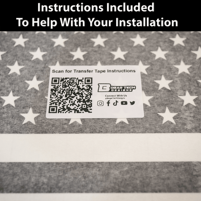 Fits Chevrolet Traverse 2024-2026 Quarter Window American Flag Vinyl Decal Stickers - Bogar Tech Designs