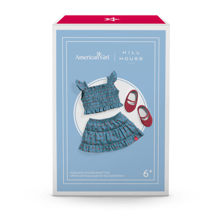 American Girl® x Hill House Home Paz Nap Set for 18-inch Dolls (Kirsten™ Print)