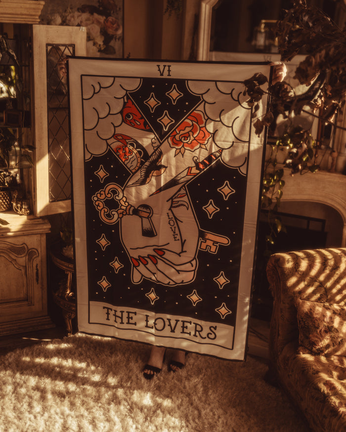 American Traditional Lovers Tapestry