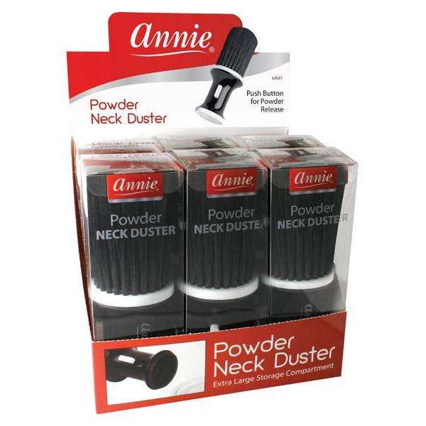 Annie Neck And Body Duster Display, 6 Count, Black