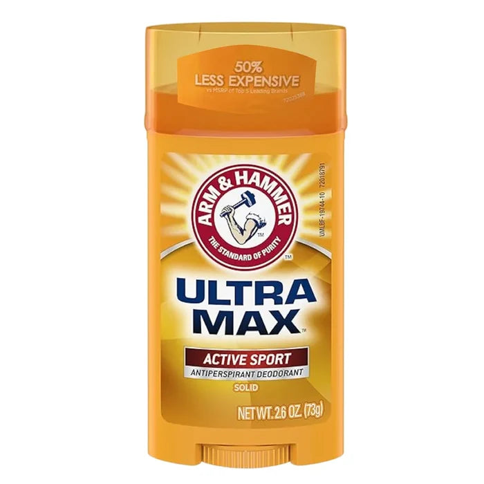 Arm & Hammer Deodorant UltraMax Invisible Solid Active Sport 2.6 oz - 12 Pack