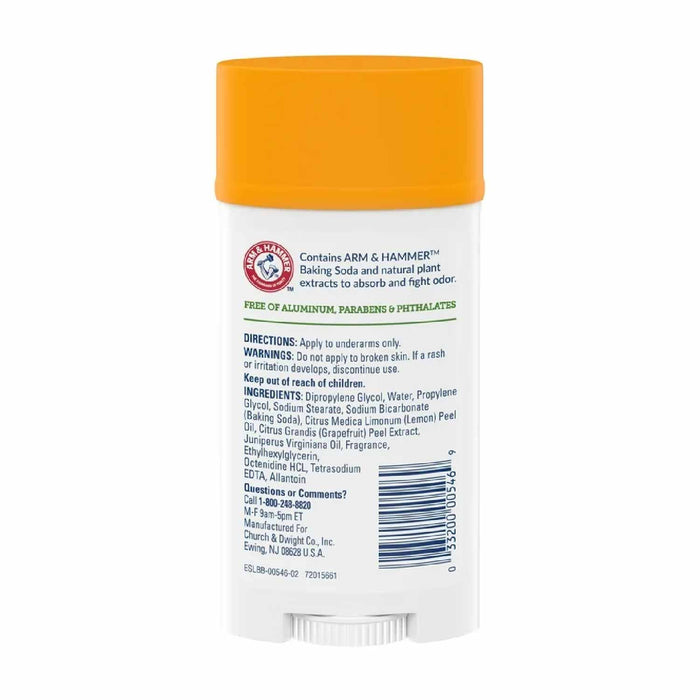 Arm & Hammer Essentials Natural Deodorant Juniper Berry Scent 2.5 oz - 12 Pack