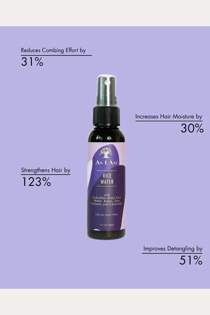 AS I AM RICE WATER SPRAY 2oz | Hair Mist AS I AM