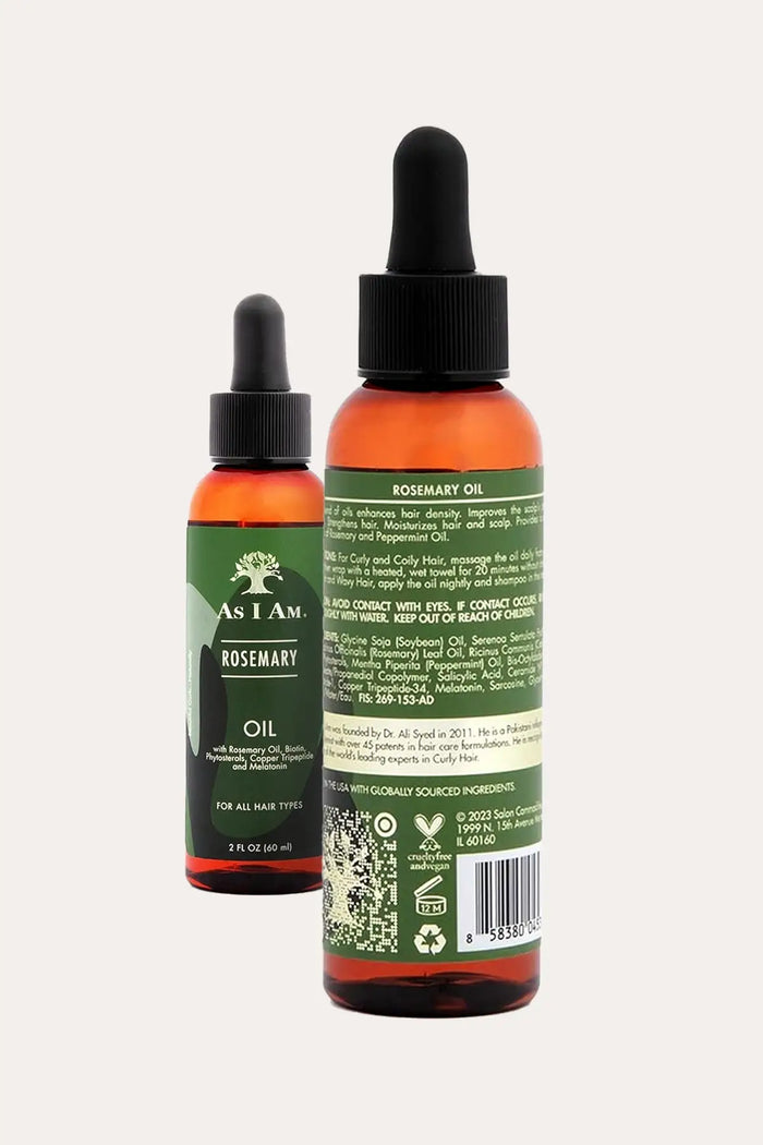 AS I AM ROSEMARY OIL 2oz - BSW BEAUTY CANADA