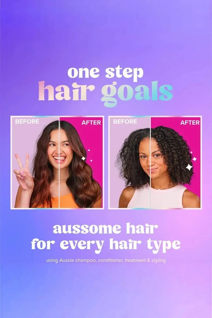 Aussie Ultra Wonder Hydrating Mist for Dry Hair - Multi-Use Daily Mist Heat Protectant, Style Primer and Frizz Preventor, Transforms from Cream to Mist
