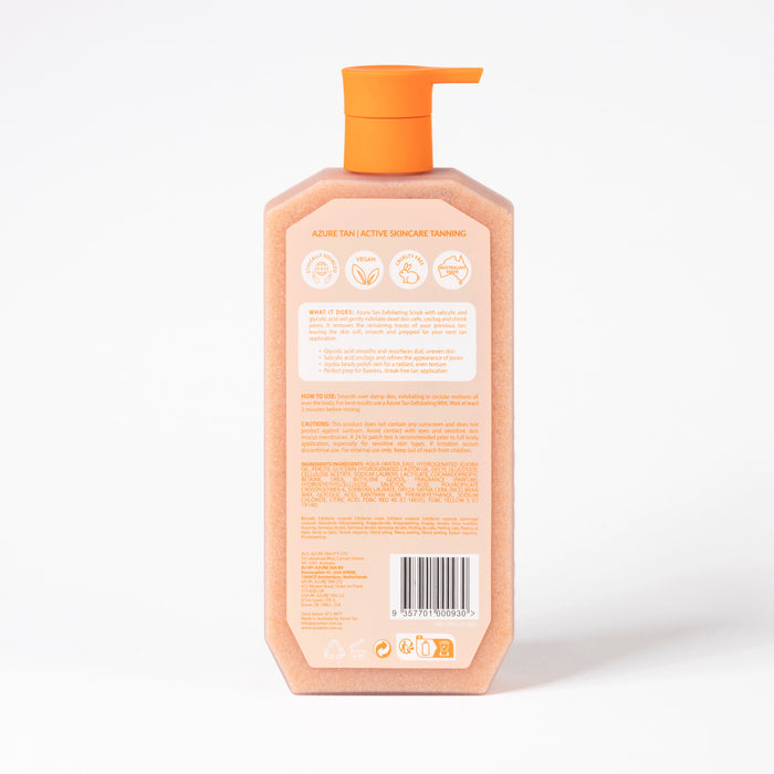 Azure Tan Smooth & Remove Tan Exfoliating Scrub - 500ml