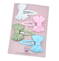 Baby Bow Snap Clip Set