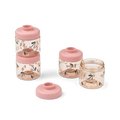 Liewood - Baby Food Boxes - Dominique - Tritan - Pack Of 2 - Cherry Heart/Rosey