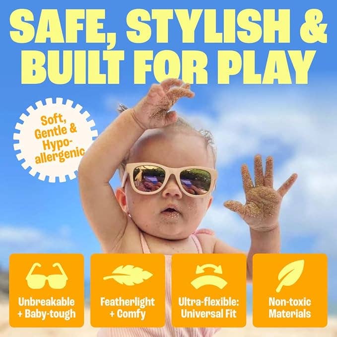 Baby Sunglasses  0-24m - Barbie Pink