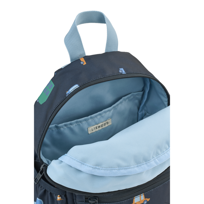 Liewood - Backpack - Andreas - Cars/Classic Navy - Interior
