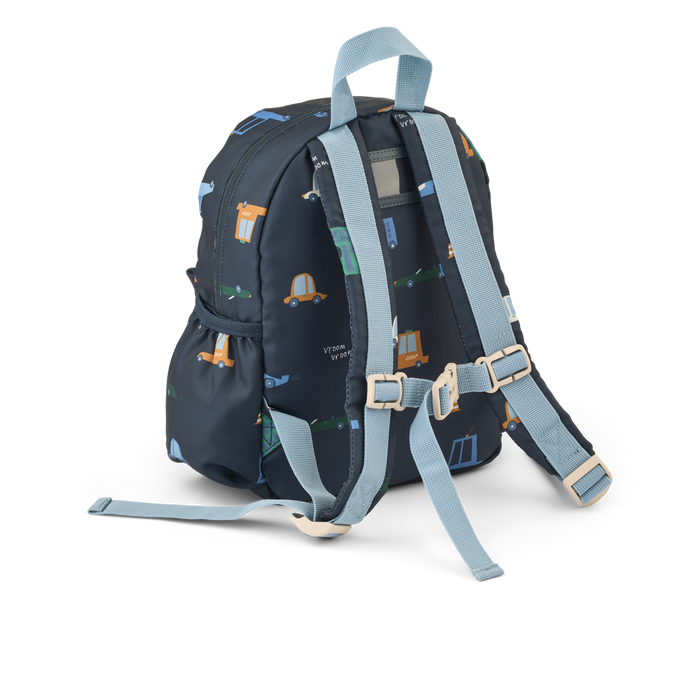 Liewood - Backpack - Andreas - Cars/Classic Navy - Straps