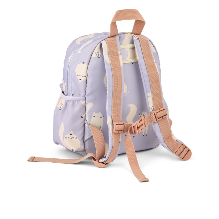 Liewood - Backpack - Andreas - Cat/Warm Lilac - Straps