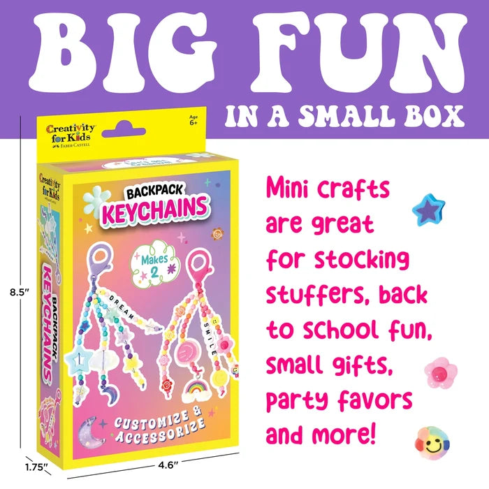 Backpack Keychains Mini Craft Kit
