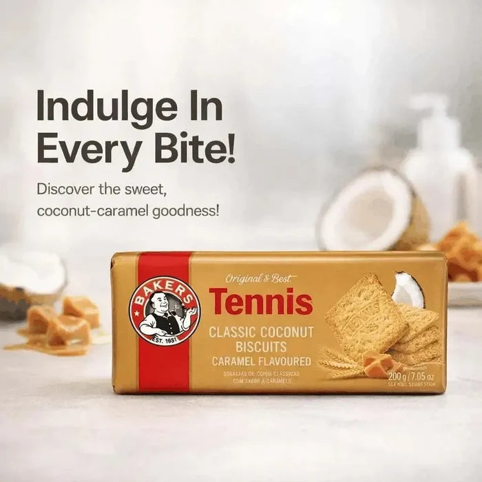 Bakers Tennis Biscuits - Caramel 200g Facebook Ad