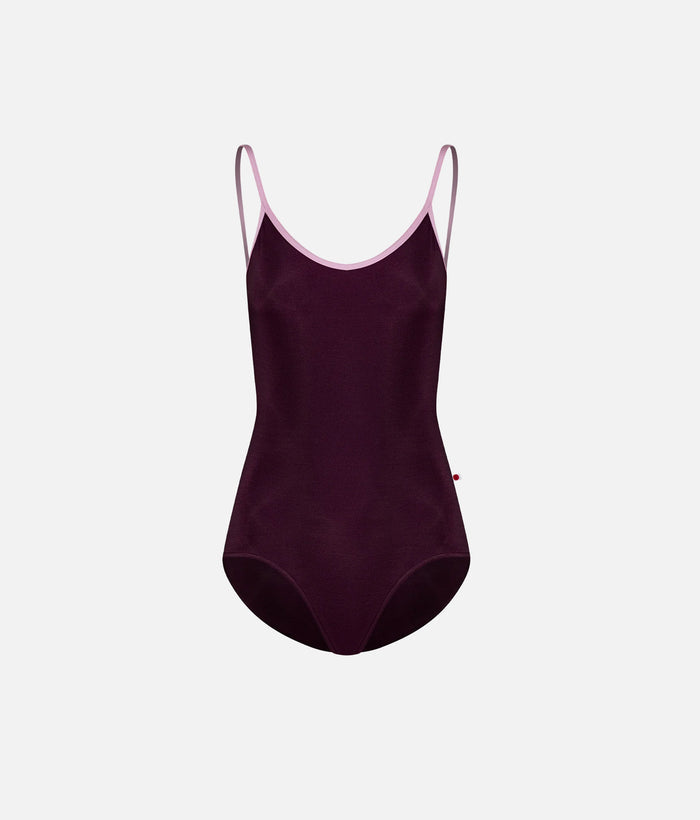 Ballet Leotard, Elegant Camisole with Deep Mock Wrap Back - FIONA Opera
