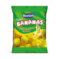 Baxtons Mallow Banana flavored candy, 100g pack, crunchy and fluffy treat.