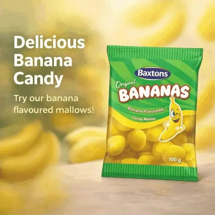 Baxtons Mallow Banana - 100g Facebook Ad