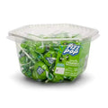 Tub of 40 Beacon FIZZ POP APPLE lollipops with apple flavor and sherbert center