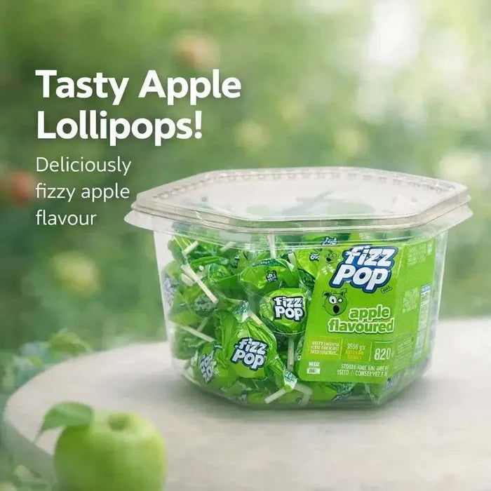 Beacon FIZZ POP APPLE - Tub of 40 lollipops Facebook Ad