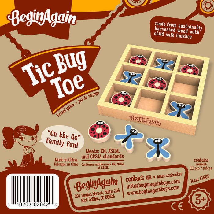 BeginAgain Tic Bug Toe Game