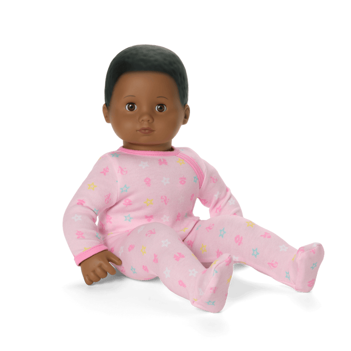 Bitty Baby® Doll #1 with black hair in Pastel Pink