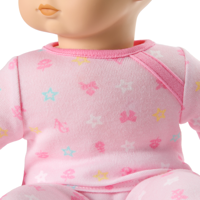Bitty Baby® Doll #2 with brown hair in Pastel Pink