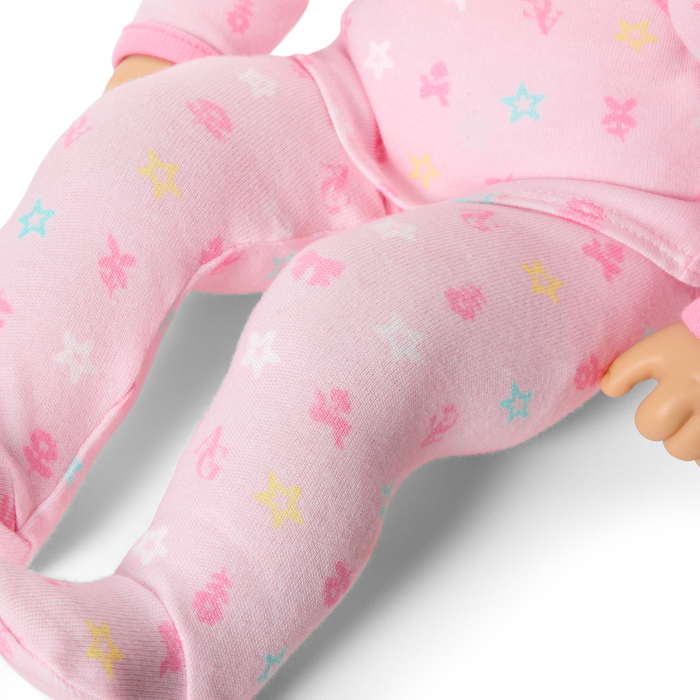 Bitty Baby® Doll #2 with brown hair in Pastel Pink