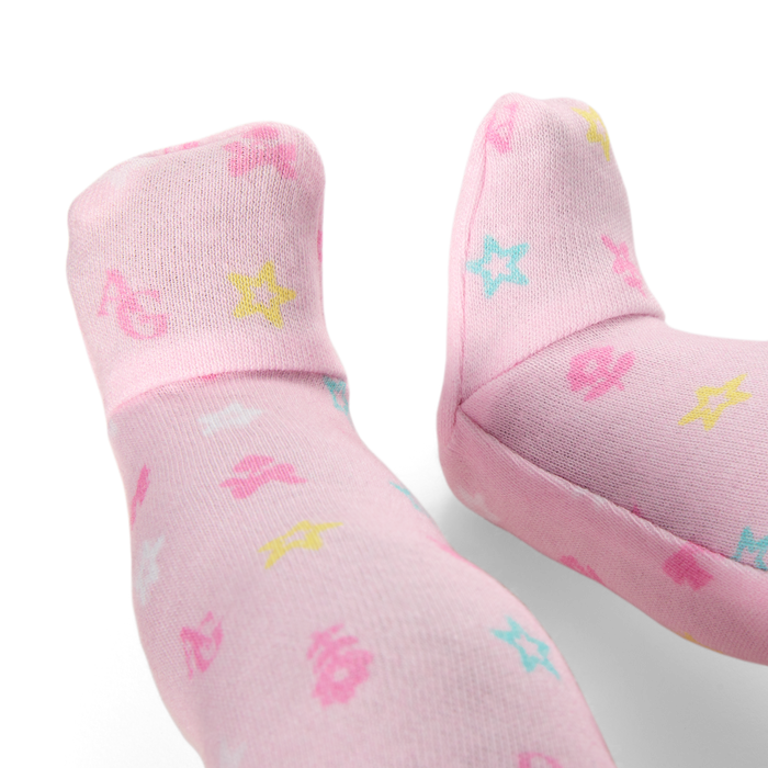 Bitty Baby® Doll #2 with brown hair in Pastel Pink
