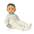 Bitty Baby® Doll #4 with black hair in Pastel Blue