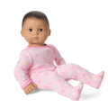 Bitty Baby® Doll #5 with dark-brown hair in Pastel Pink
